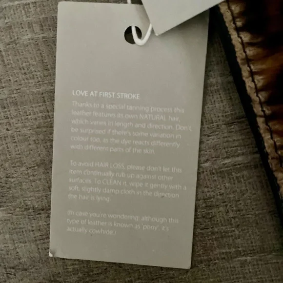 Boden Keepsake Leather Leopard Print Pouch, Tan Leopard - Picture 4 of 5